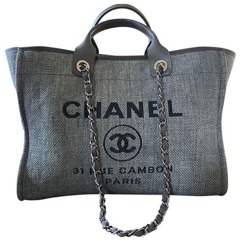 chanel deauville light blue|chanel deauville tote dupe.